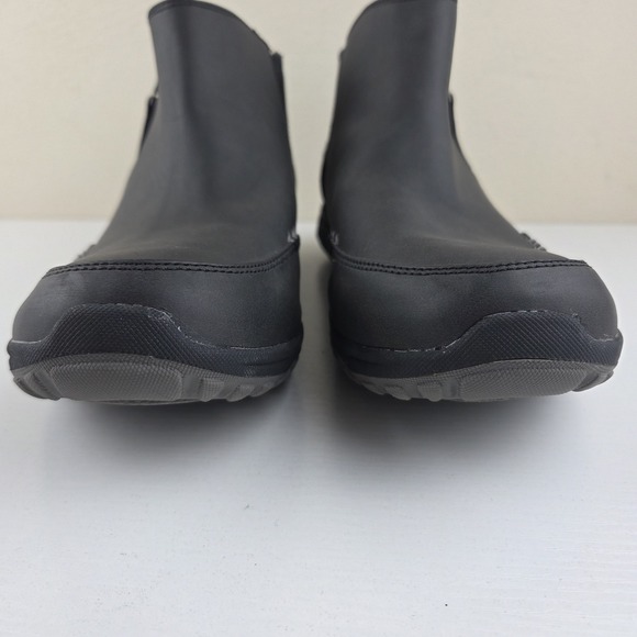 Skechers Vegan Reggae Fest 2.0 Zip On Ankle Boots Shoes Black Gray Women's 11 - Picture 7 of 14